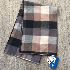 Kavu mountain unisex plaid scarf NWT